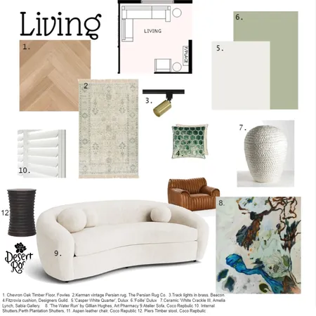 module 9 living Interior Design Mood Board by evasaunders on Style Sourcebook