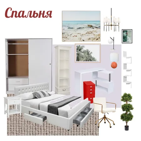 Bedroom v2 Interior Design Mood Board by Teimuraz Tskhovrebov on Style Sourcebook
