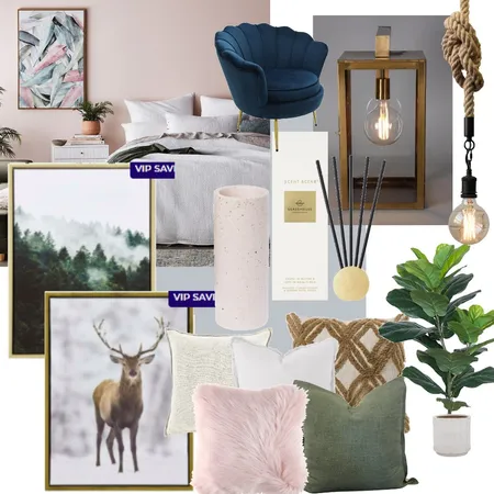 Ruby Bedroom Interior Design Mood Board by rupert on Style Sourcebook