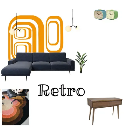 Retro Mod 3 Interior Design Mood Board by avaland on Style Sourcebook