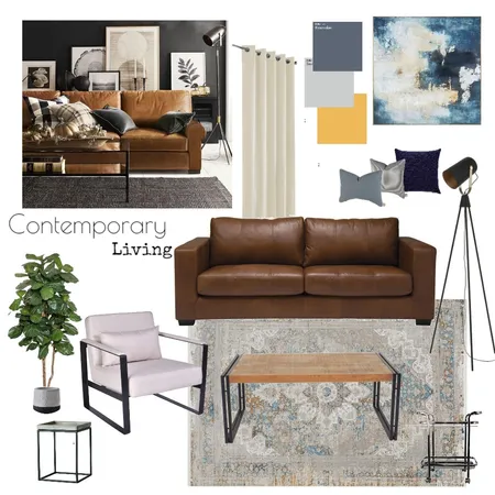 Stephanie's Living Room Interior Design Mood Board by cotewest on Style Sourcebook