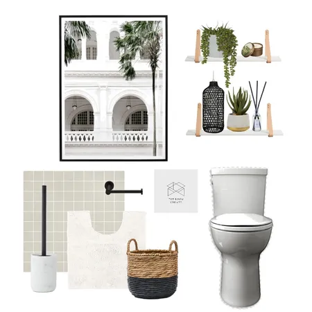 SM Ensuite WC Interior Design Mood Board by The Room Update on Style Sourcebook