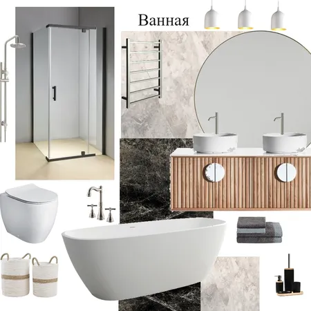 Ванная Interior Design Mood Board by Татьяна on Style Sourcebook