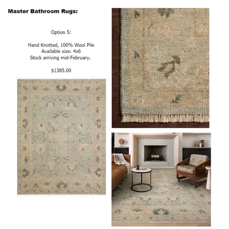 Moore CO master bathroom rugs 3 Interior Design Mood Board by Intelligent Designs on Style Sourcebook