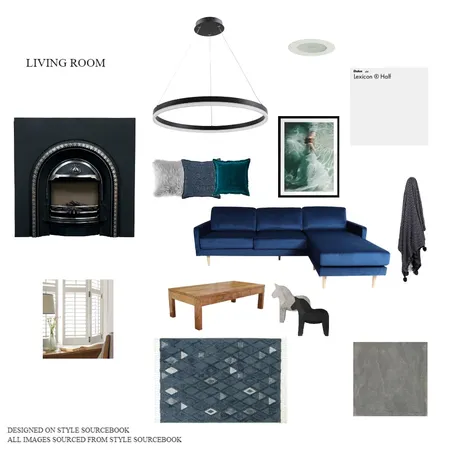LIVING ROOM Interior Design Mood Board by Kimberley on Style Sourcebook