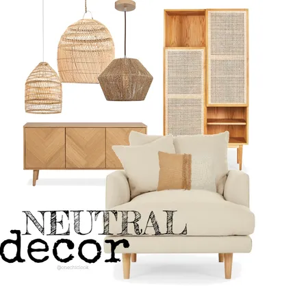 Neutral Decor Interior Design Mood Board by onechiclook on Style Sourcebook