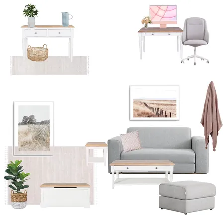 Entry, Study Nook & Living Room Interior Design Mood Board by tamarajane88 on Style Sourcebook