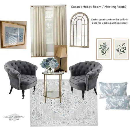 Small Hobby Room Interior Design Mood Board by Sheridan Interiors on Style Sourcebook