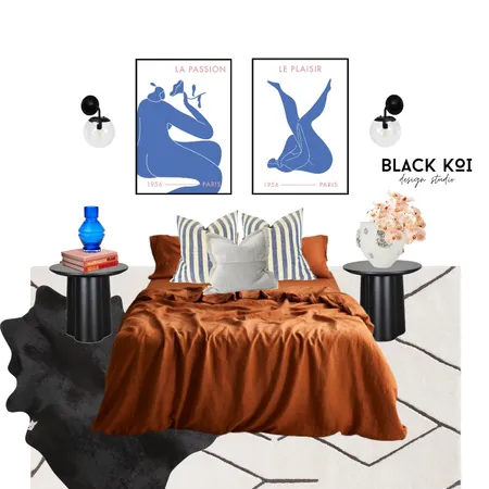 Bedroom Interior Design Mood Board by Black Koi Design Studio on Style Sourcebook