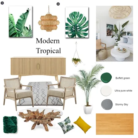 Tropical Interior Design Mood Board by Chane Chantal on Style Sourcebook