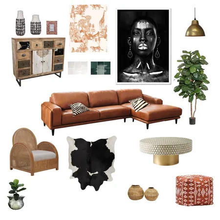 African Mood Board Interior Design Mood Board by Verity Tabcharani on Style Sourcebook