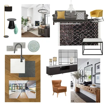 [A0303] Sample Board 1.44 Interior Design Mood Board by Jimin Lee on Style Sourcebook