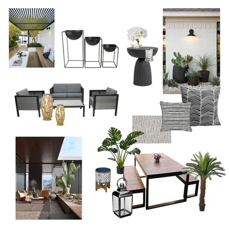 [A0303] Outdoor Sample Board 2.50 Interior Design Mood Board by Jimin Lee on Style Sourcebook