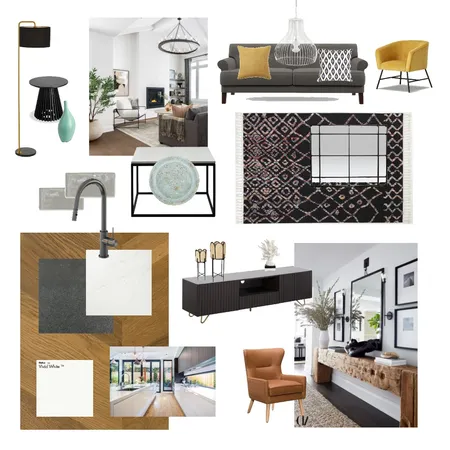 [A0303] Sample Board 1.37 Interior Design Mood Board by Jimin Lee on Style Sourcebook