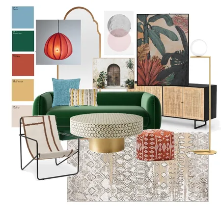 Eclectic-2 Interior Design Mood Board by Que on Style Sourcebook