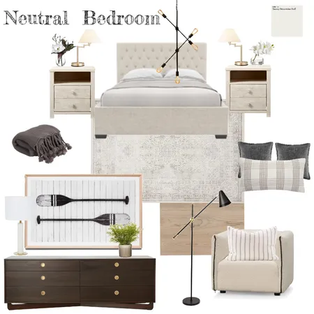 Neutral bedroom Interior Design Mood Board by Sarahdegit on Style Sourcebook