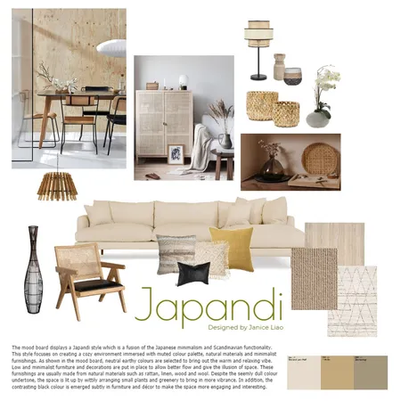 Japandi Interior Design Mood Board by Janice Liao on Style Sourcebook
