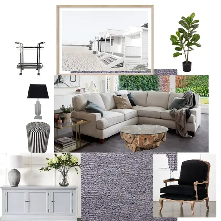 simple hamptons Interior Design Mood Board by katehunter on Style Sourcebook