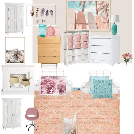 Girls room Interior Design Mood Board by Lindam on Style Sourcebook