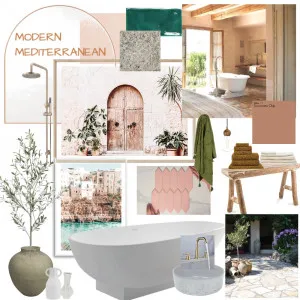 Modern Mediterranean Interior Design Mood Board by RachelD on Style Sourcebook