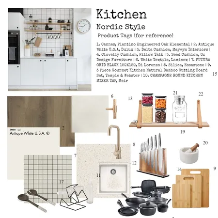 Papa's Kitchen Interior Design Mood Board by Ar. Abigael Margallo on Style Sourcebook
