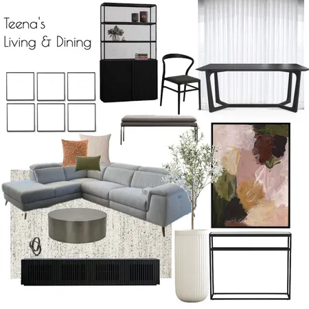 Teena's Lounge & Dining Interior Design Mood Board by Mood Collective Australia on Style Sourcebook