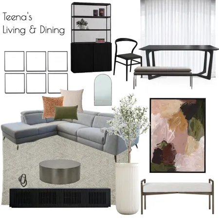 Teena's Lounge & Dining V2 Interior Design Mood Board by Mood Collective Australia on Style Sourcebook