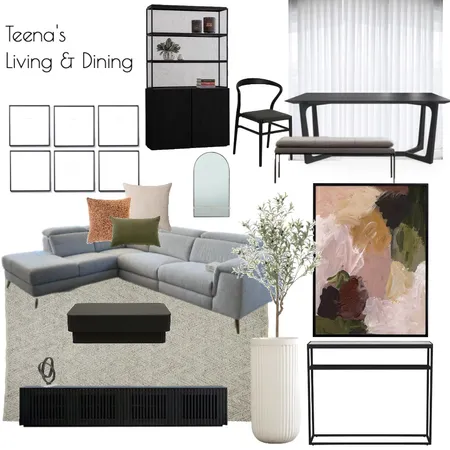 Teena's Lounge & Dining V3 Interior Design Mood Board by Mood Collective Australia on Style Sourcebook