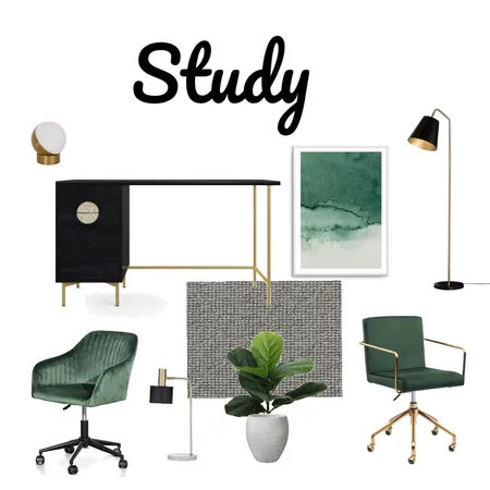 Montessa Study Interior Design Mood Board by lealay on Style Sourcebook