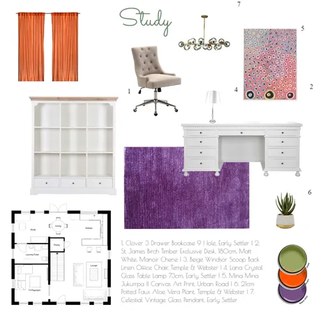 M9 Study Interior Design Mood Board by Mettle on Style Sourcebook