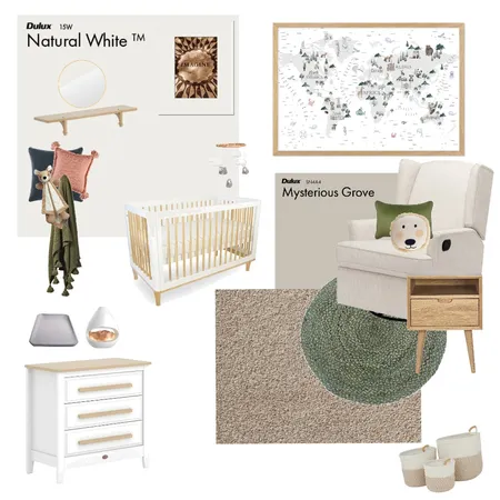 Baby Mondon Nursery final Interior Design Mood Board by lloukia on Style Sourcebook