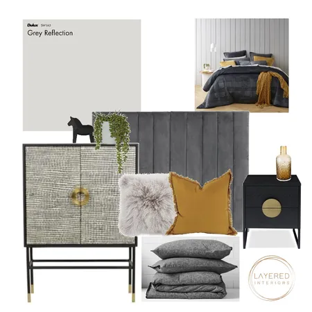 Bedroom Styling Interior Design Mood Board by Layered Interiors on Style Sourcebook