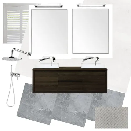 Master Bathroom Interior Design Mood Board by kazgrundy on Style Sourcebook