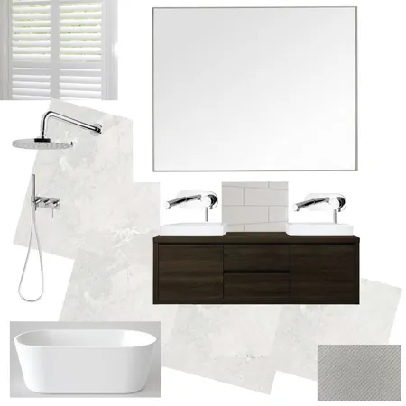 Main Bathroom Interior Design Mood Board by kazgrundy on Style Sourcebook