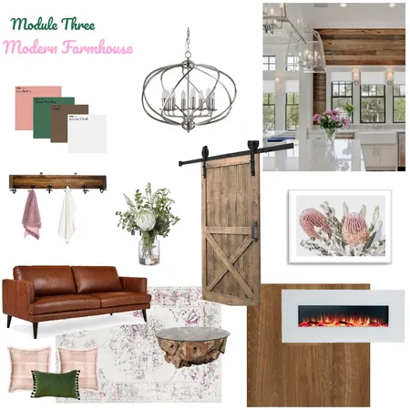 Module 3 Modern farmhouse Interior Design Mood Board by anna sadlowski on Style Sourcebook