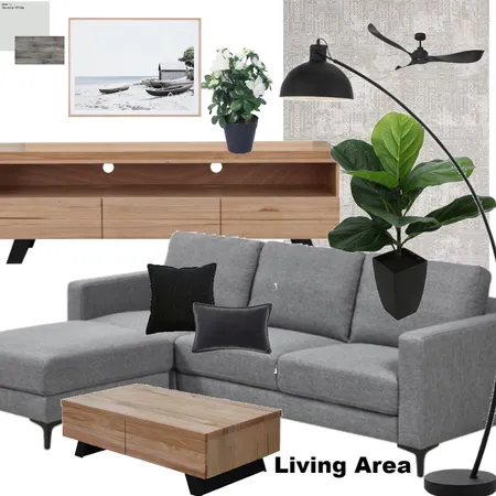 Living area with timber Interior Design Mood Board by Kathleeeny on Style Sourcebook