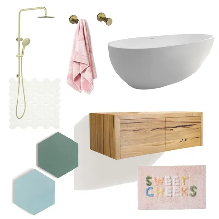 Kids bathroom Interior Design Mood Board by Millie Love on Style Sourcebook