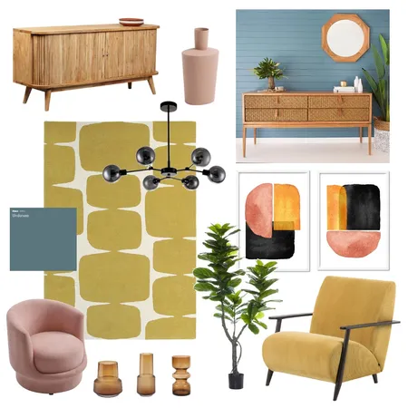 Mid Century Living Interior Design Mood Board by TasminBayley on Style Sourcebook