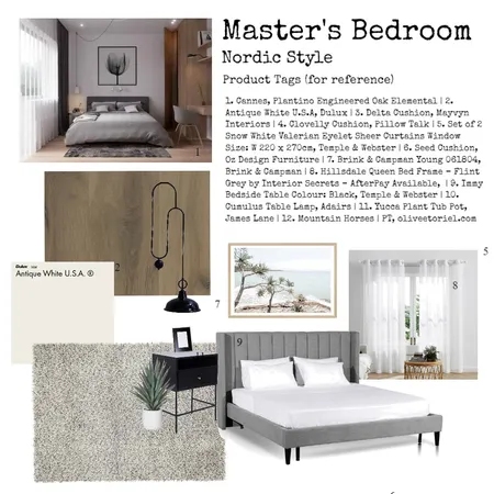Master's BR Interior Design Mood Board by Ar. Abigael Margallo on Style Sourcebook
