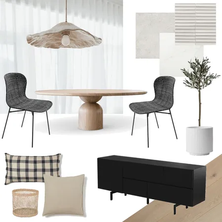 Scandi dining Interior Design Mood Board by Vienna Rose Interiors on Style Sourcebook