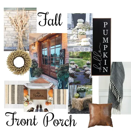Fall Front Porch Interior Design Mood Board by KristenRachelle on Style Sourcebook