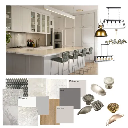 Hamptons Kitchen Interior Design Mood Board by Neesha on Style Sourcebook