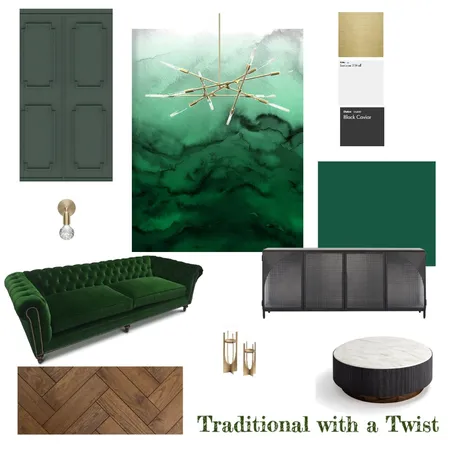 Traditional with a Twist Interior Design Mood Board by Debbie Tubb on Style Sourcebook