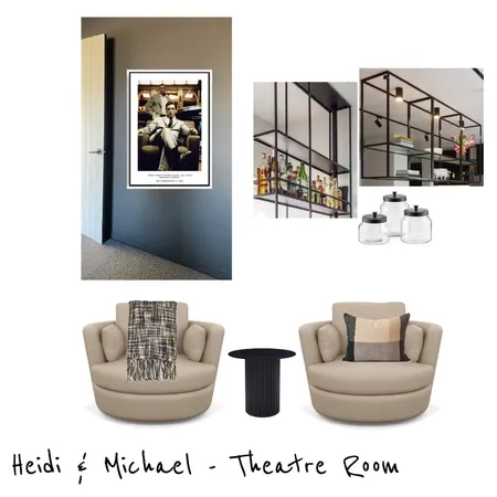 Heidi & Michael - Theatre Room Interior Design Mood Board by rebeccawelsh on Style Sourcebook