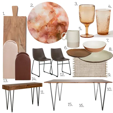 Mood Board - Dining Interior Design Mood Board by Samantha McClymont on Style Sourcebook