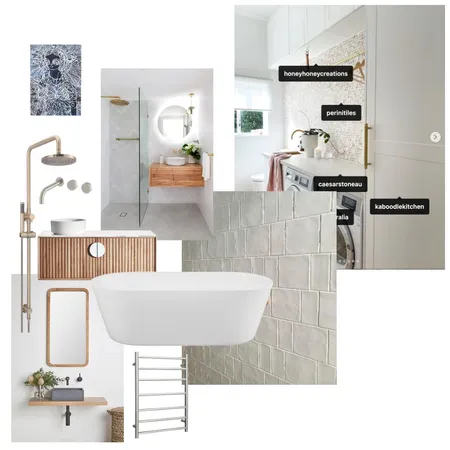 Bathroom and Laundry Interior Design Mood Board by crumble on Style Sourcebook