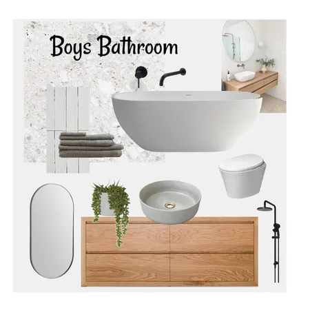 Boys bathroom Interior Design Mood Board by HubertA on Style Sourcebook