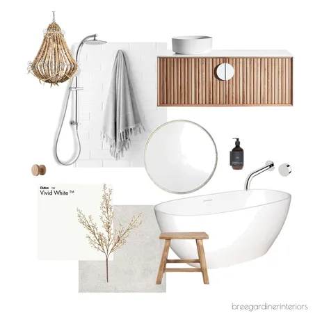 Bathroom Interior Design Mood Board by Bree Gardiner Interiors on Style Sourcebook