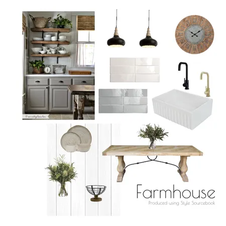 Modern Farmhouse Interior Design Mood Board by StaceyBond on Style Sourcebook