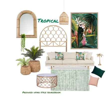 Tropical Interior Design Mood Board by StaceyBond on Style Sourcebook